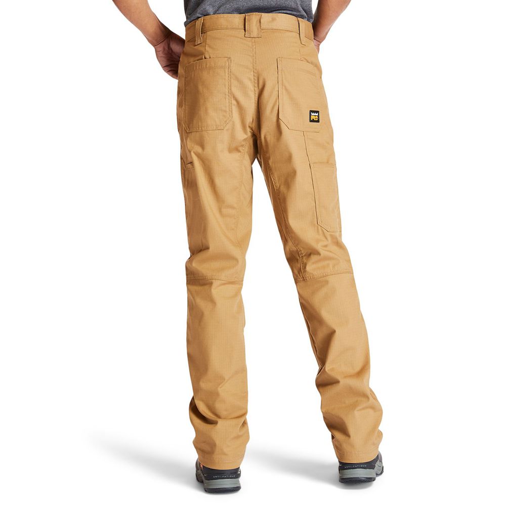 Timberland Παντελονια Ανδρικα Καφε - Pro® Work Warrior Lt Ripstop Utility - Greece 0925718-GB